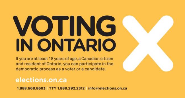 Canada: Elections Ontario to use electronic voting machines and voter lists in Jun 7 polls