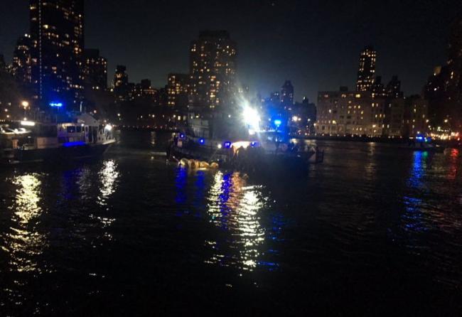 Two dead after helicopter crashes in NYC's East River