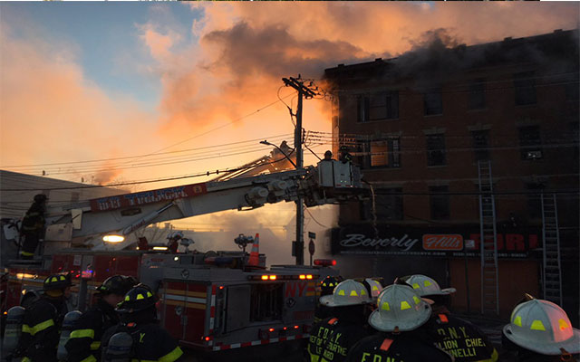 New York: Bronx apartment fire leaves 16 injured 