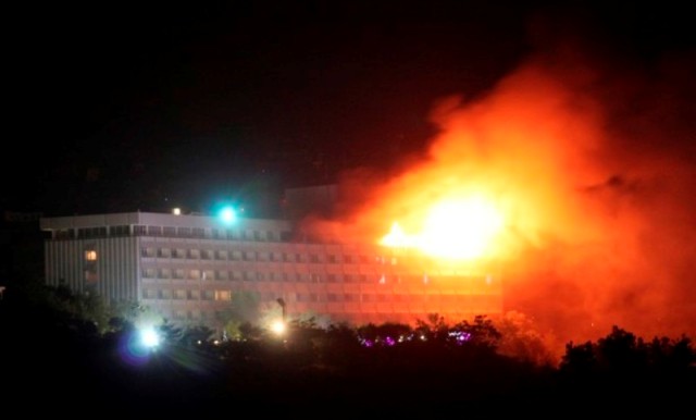 Kabul hotel siege ends; five civilians and four gunmen killed, 160 rescued