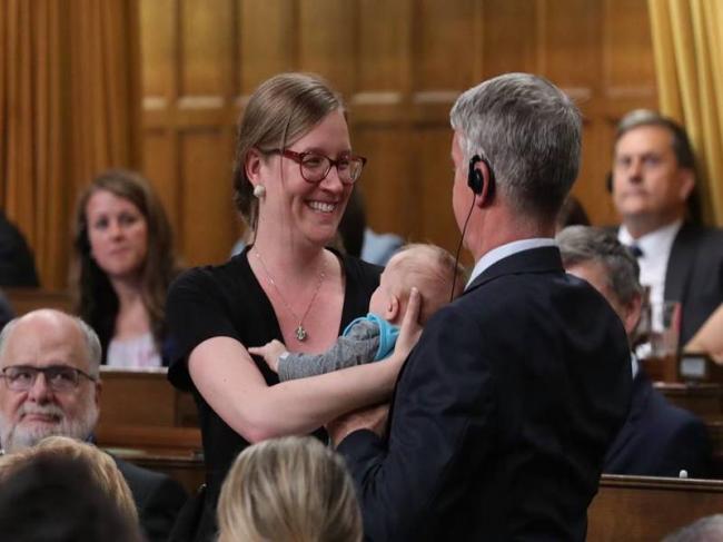 Canada: Liberal MP Karina Gould breastfeeds son in House of Commons; colleagues support