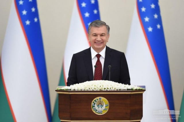 Uzbekistan President Shavkat Mirziyoyev addresses Parliament, highlights his government's achievements