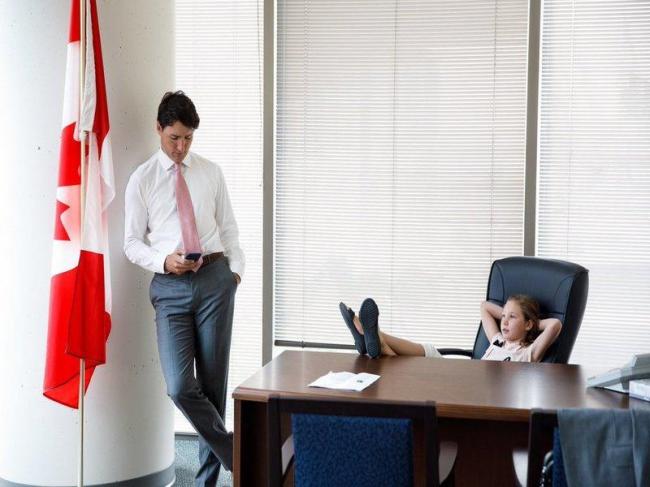 International Day of the girl: Canada PM Trudeau shares image with daughter on social media
