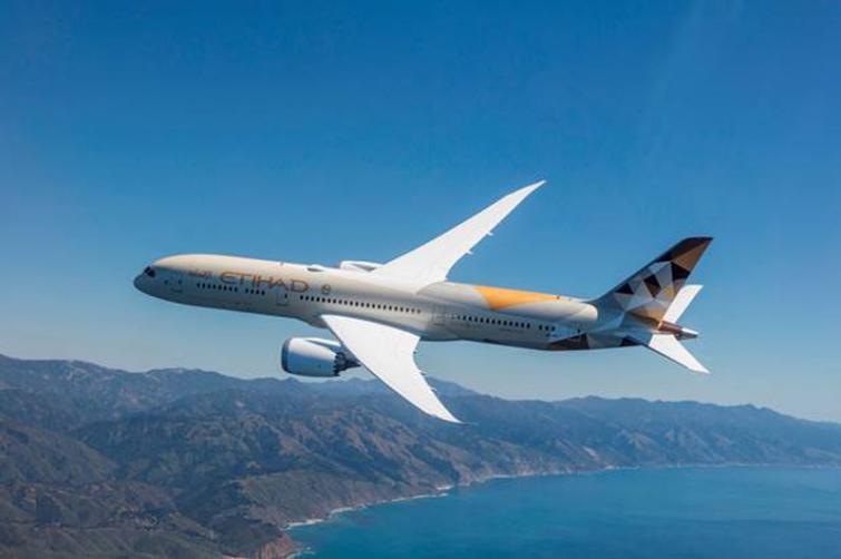 Etihad Airways suspends operations through Iranian airspace over Straits of Hormuz and the Gulf of Oman 