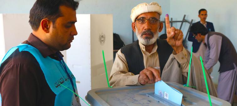 Afghan President leads election; UN mission chief urges all to â€˜safeguardâ€™ final stage of process