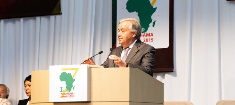 For Africa, 'winds of hope are blowing ever stronger,' Guterres declares at conference on development