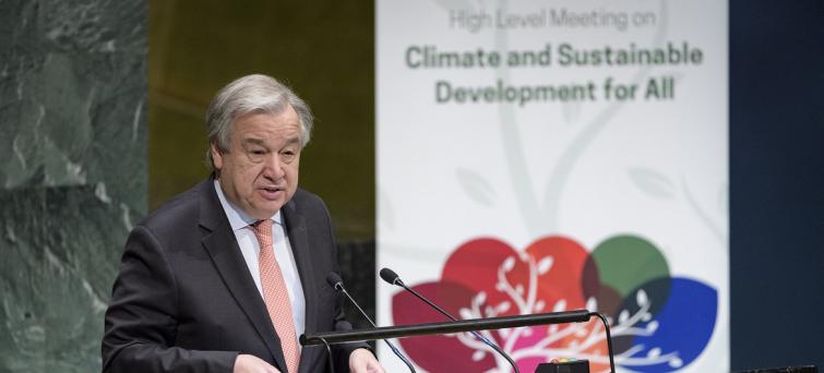 New UN Global Climate report â€˜another strong wake-up callâ€™ over global warming: Guterres