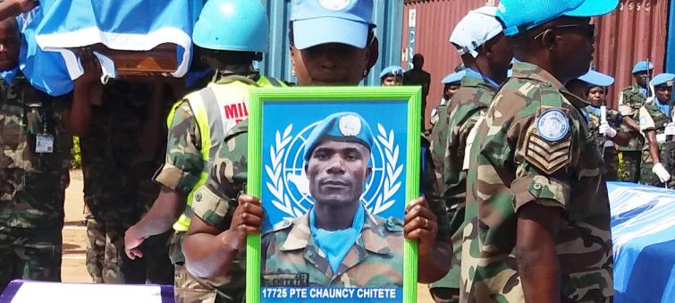 Sacrifice of fallen 'blue helmet' to be honoured with UNâ€™s highest peacekeeping award