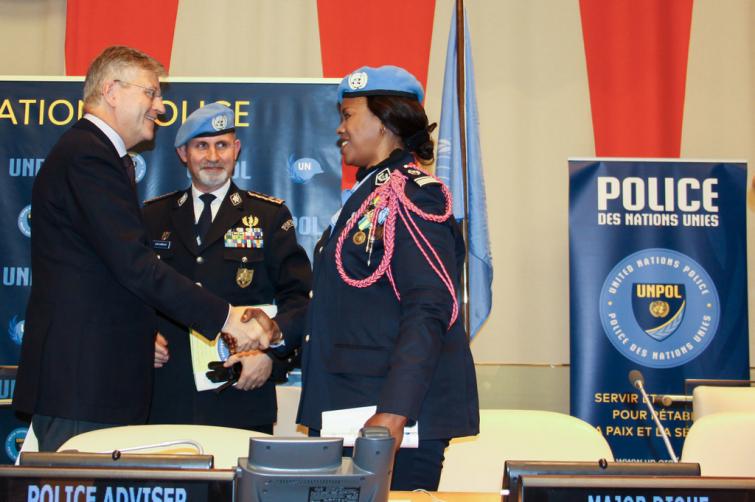UN policewoman recognized for â€˜speaking up and speaking outâ€™ on behalf of the vulnerable