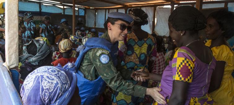 Brazilian officer a â€˜stellar exampleâ€™ of why more women are needed in UN peacekeeping