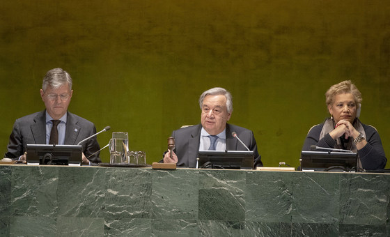 Guterres lauds UN peacekeeping, highlights need to bridge â€˜criticalâ€™ gaps