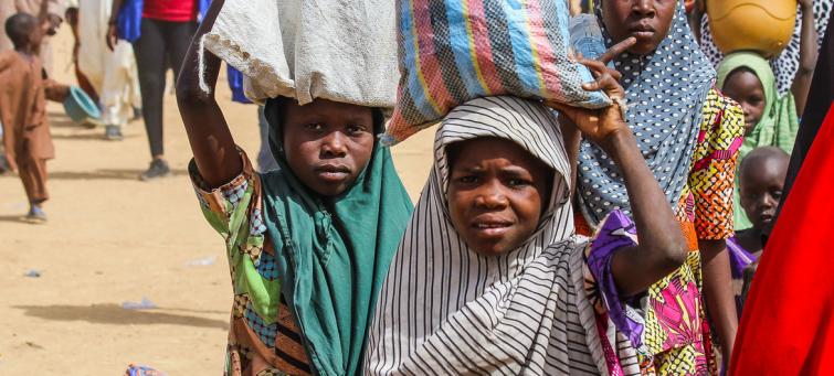 Conflict-hit Nigerian families living under COVID-19 lockdowns, on â€˜life-supportâ€™