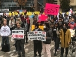Uyghur repression: Demonstrators protest against China in Vancouver