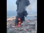 Lebanon: Fire breaks out at oils and tires warehouse in Beirut
