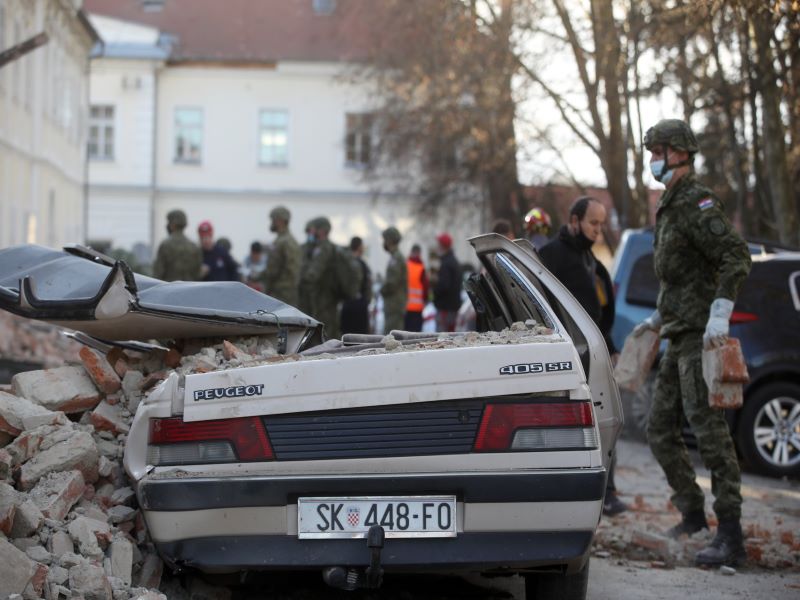 Earthquake of magnitude 6.3 jolts Croatia