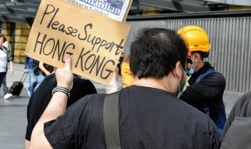 Hong Kong police hunt for the pro democracy activists