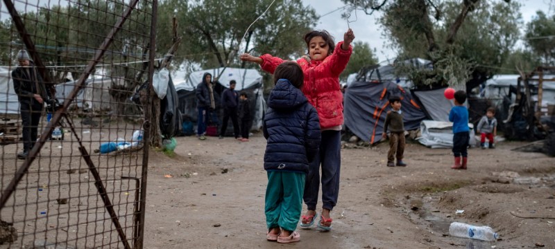 New fires at Greek island refugee camp destroy last remaining shelters