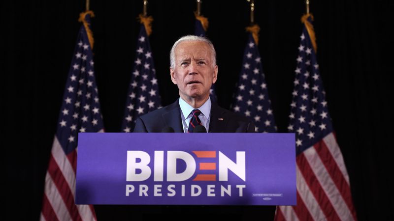 Biden says not ready to declare victory, but will win presidential race