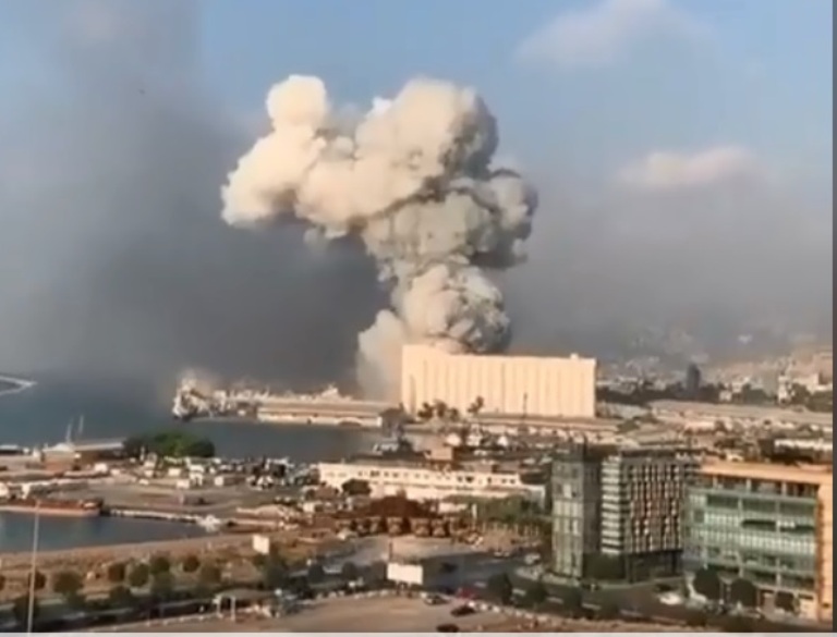 Massive explosion rocks Lebanon's capital Beirut, at least 50 dead