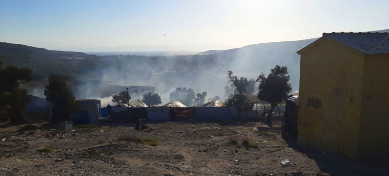Greece: Devasting fire compounds overcrowding and COVID-19 challenges in refugee camp