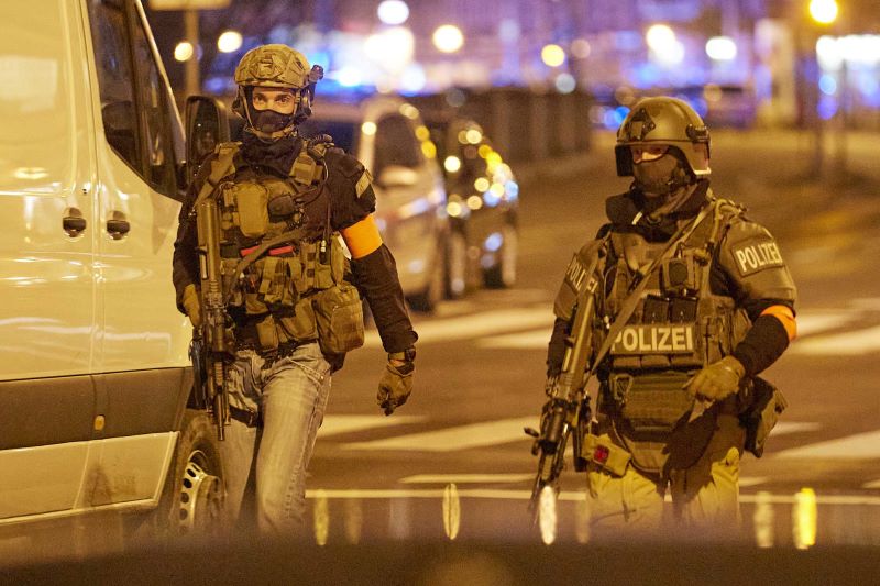 Austria: 'Terror attack' in Vienna leaves three dead, 15 injured