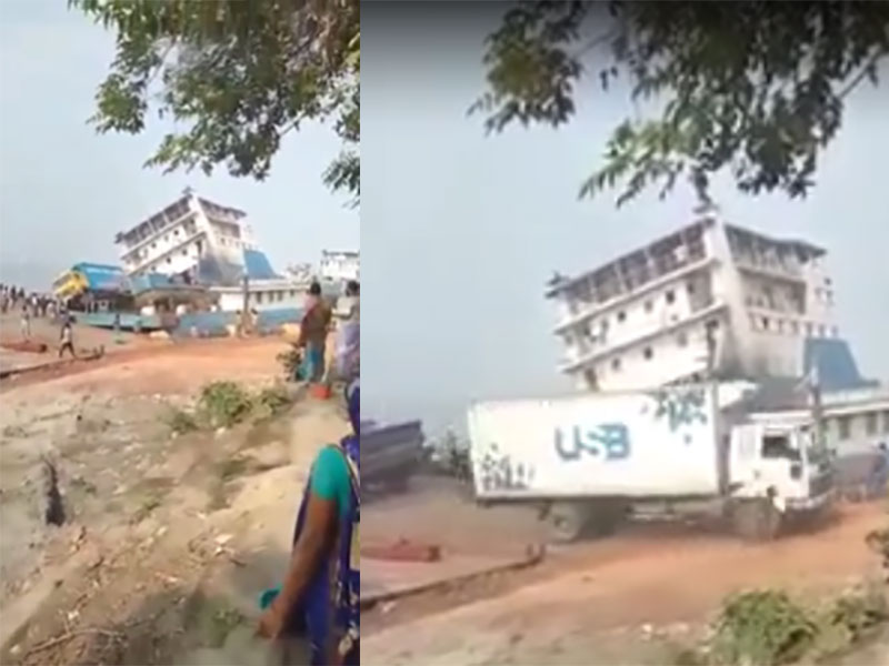Ro-ro ferry Amanat Shah capsizes in Bangladesh, no casualty