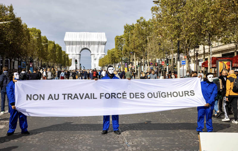 UyghurGenocide: More than 2000 people demonstrate in Paris against China