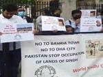 Pakistan land grabbing: World Sindhi Congress members protest in London
