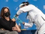 Vice President Kamala Harris receives second COVID-19 vaccine dose, urges people of America to get vaccinated 