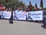 Residents of Paktia protest in support of Hamdullah Mohib