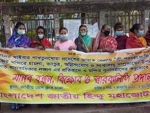 Protests in Bangladesh against atrocities against minorities in Pakistan