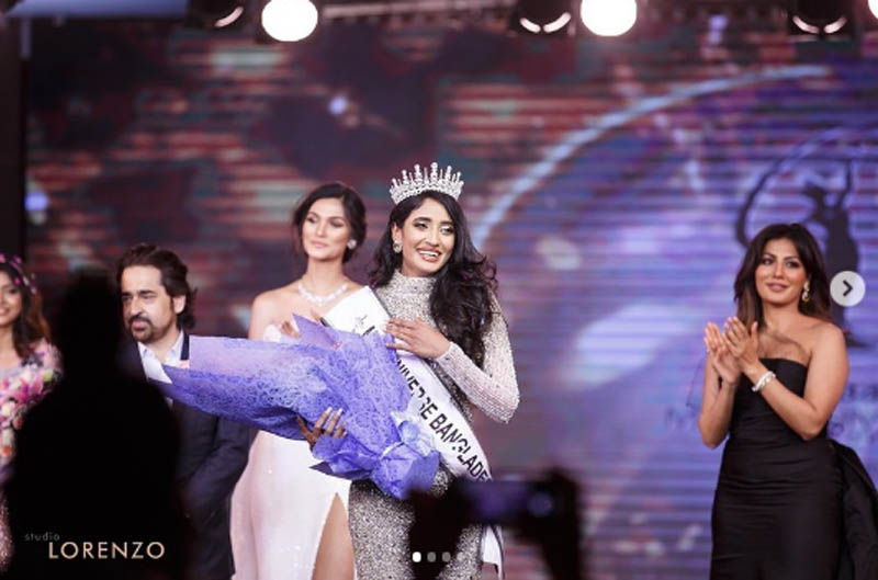 Model-actress crowned Miss Universe Bangladesh 2020