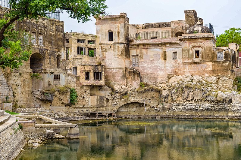 Pakistan authorities try to refill Katas Raj Temple pond to cover up its deplorable condition