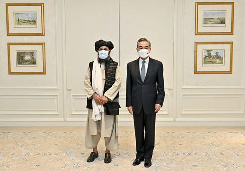 Chinese Foreign Minister Wang Yi meets Taliban delegation in Doha