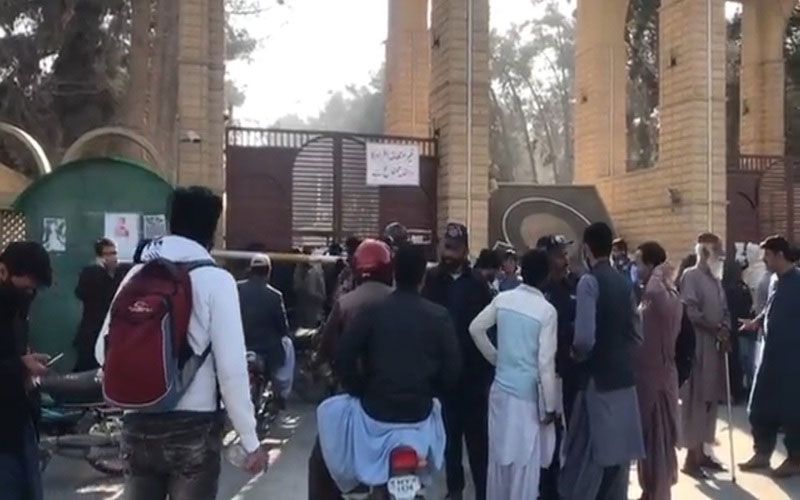 Missing students: Students lock gates of Balochistan University, protest