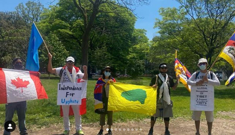 Canada: Regional Tibetan Youth Congress participates in 10-day protest march against China