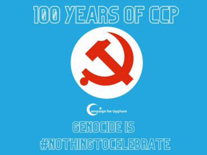 100 years of CCP rule: Campaign For Uyghurs (CFU) condemns celebration