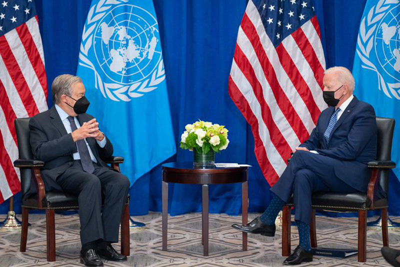 Joe Biden-Antonio Guterres meet in New York, discuss COVID-19 issue
