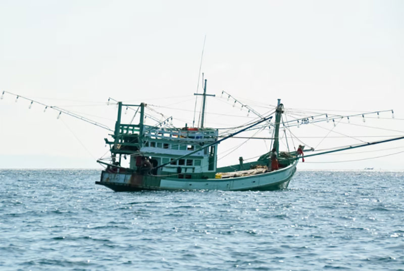 Chinese boats caught fishing Tuna illegally in Indian Ocean