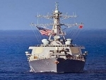 Tension with China: US Navy warships transiting Taiwan strait