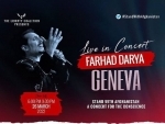 Afghanistan singer Farhad Darya spreads idea of peace by performing in Geneva