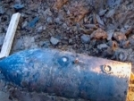 Drought-hit Italian river reveals unexploded WWII bomb