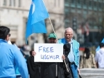 Uyghur activists demonstrate near Chinese Consulate in Istanbul