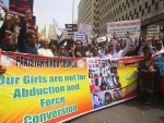 Pakistan: People protest against forced conversions of minor girls in Okara