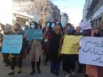Afghanistan: Women demonstrate in Kabul over restriction imposed on their rights