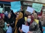 Afghan women demonstrate in Kabul against Taliban restrictions
