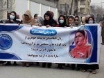 Afghanistan: Demonstrators protest in Kabul, demand for women's access to education, work