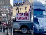 Protesters block Ottawa as Canada's vaccine mandate pits truckers against Trudeau