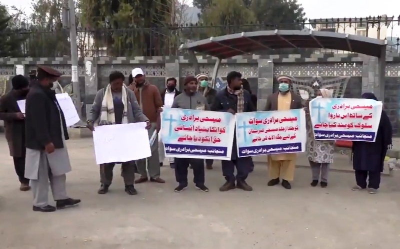 Pakistan: Christians members protest against lack of 'graveyards' in Swat
