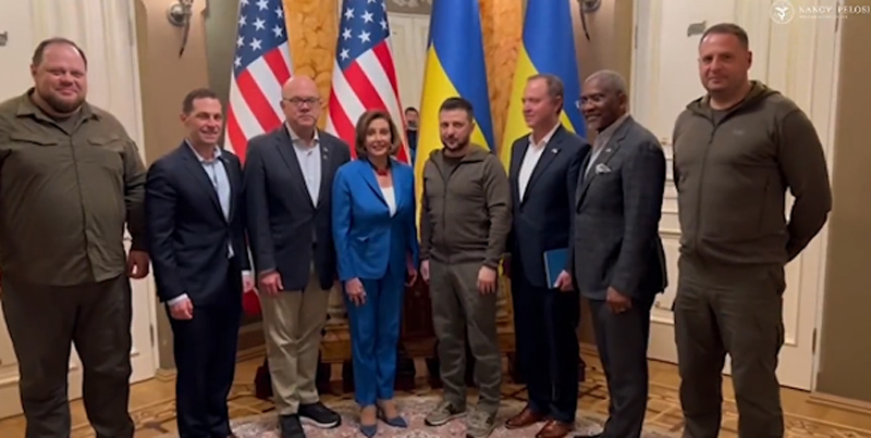 US House Speaker Nancy Pelosi visits Ukraine, meets President Zelenskyy in Kyiv